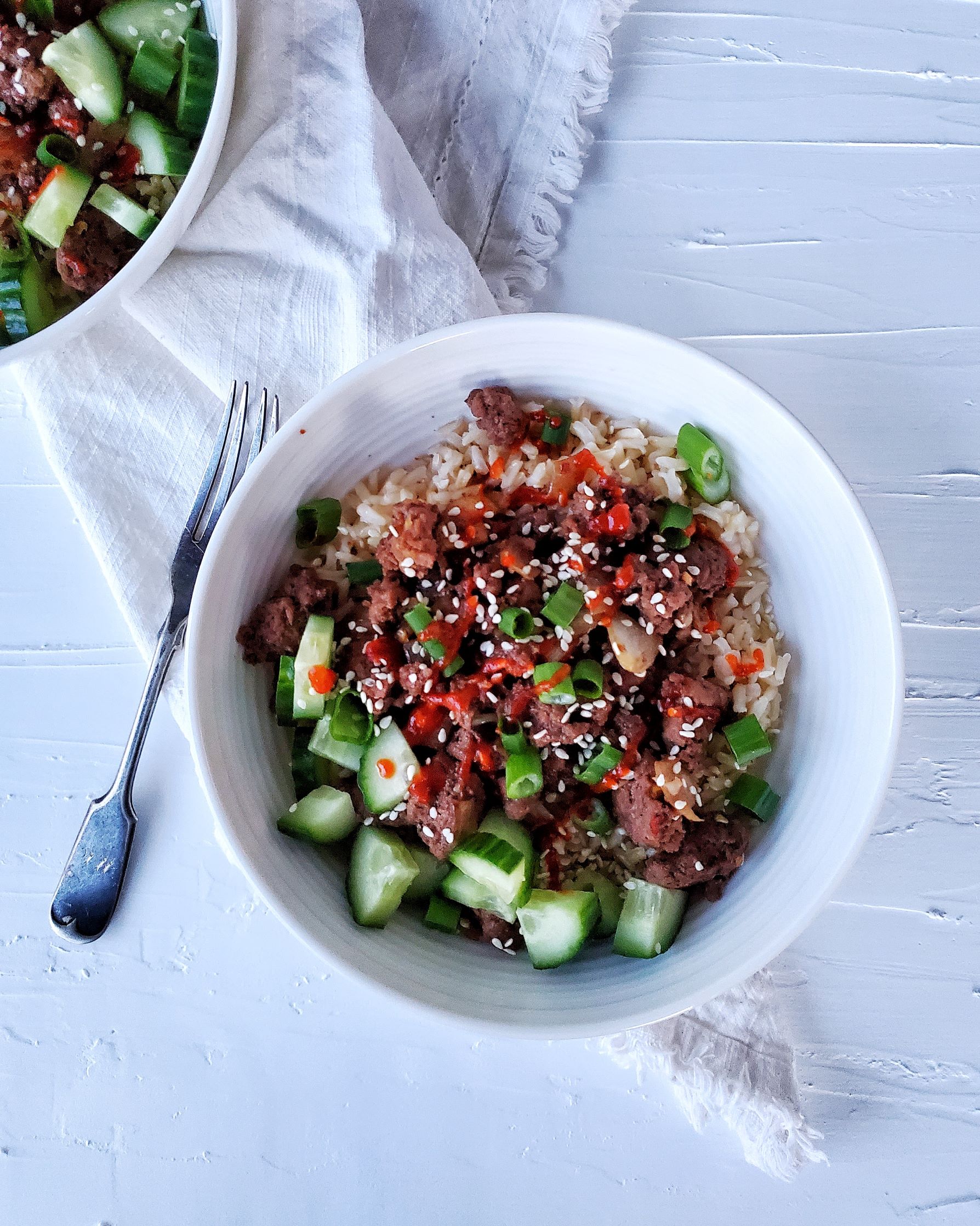 Easy Korean Style Beef Bowls